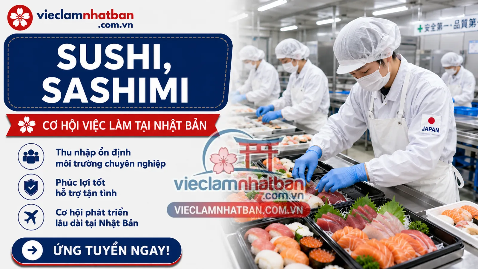 CHẾ BIẾN THỦY SẢN SASHIMI