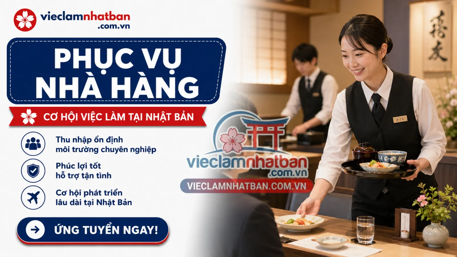 Hình ảnh thực tế - Nhân viên nhà hàng khách sạn