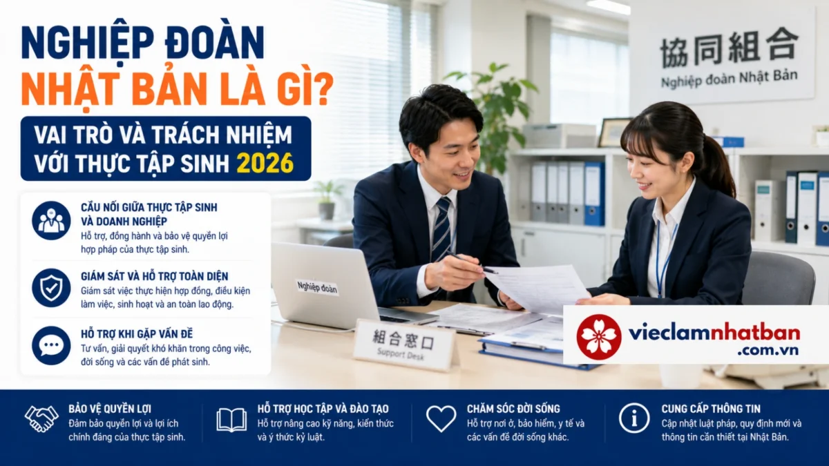 Nghiệp đoàn Nhật Bản là gì? Vai trò, trách nhiệm và cách liên hệ khi cần hỗ trợ