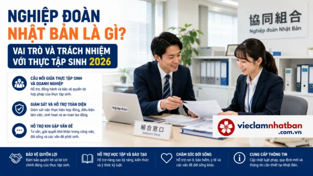 Nghiệp đoàn Nhật Bản là gì? Vai trò, trách nhiệm và cách liên hệ khi cần hỗ trợ