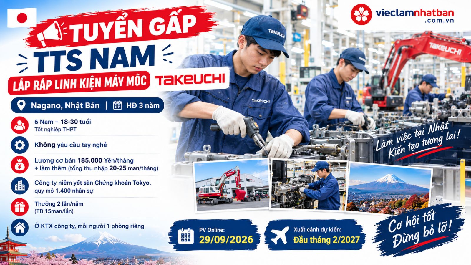 Hình ảnh thực tế - Lắp ráp linh kiện máy múc Tập đoàn TAKEUCHI
