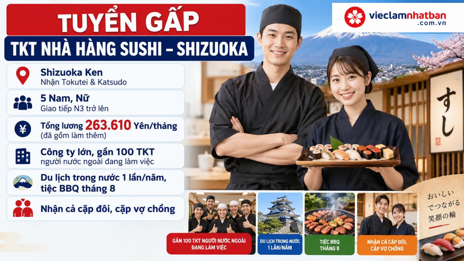 Hình ảnh thực tế - Tokutei Nhà Hàng Sushi (Rất nhiều phúc lợi)