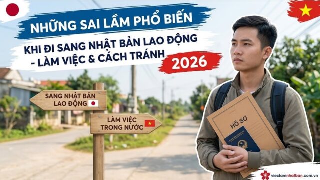 Top sai lầm phổ biến khi đi xuất khẩu lao động Nhật Bản và cách tránh 2026